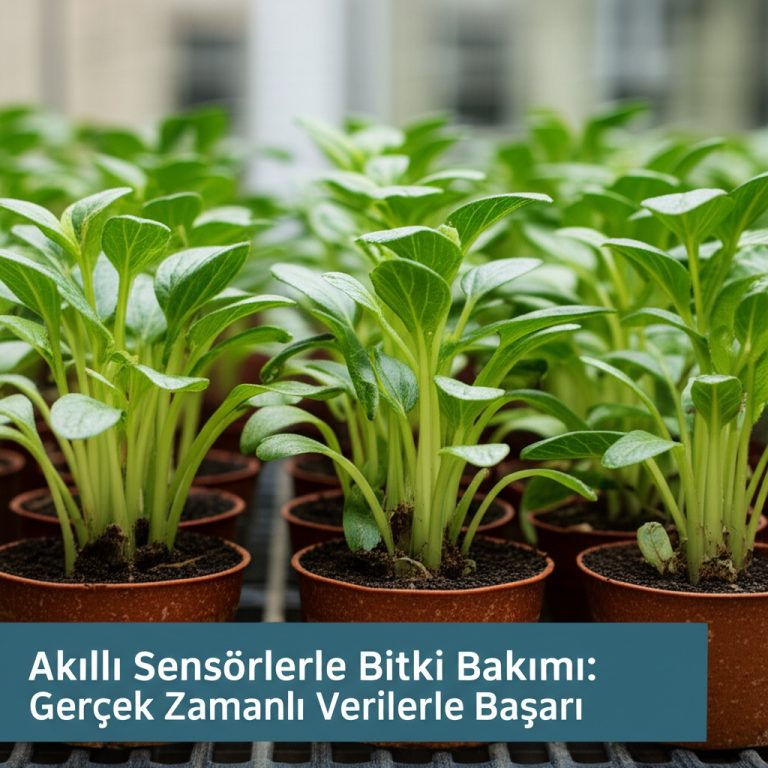 Akıllı Sensörlerle Bitki Bakımı: Gerçek Zamanlı Verilerle Başarı