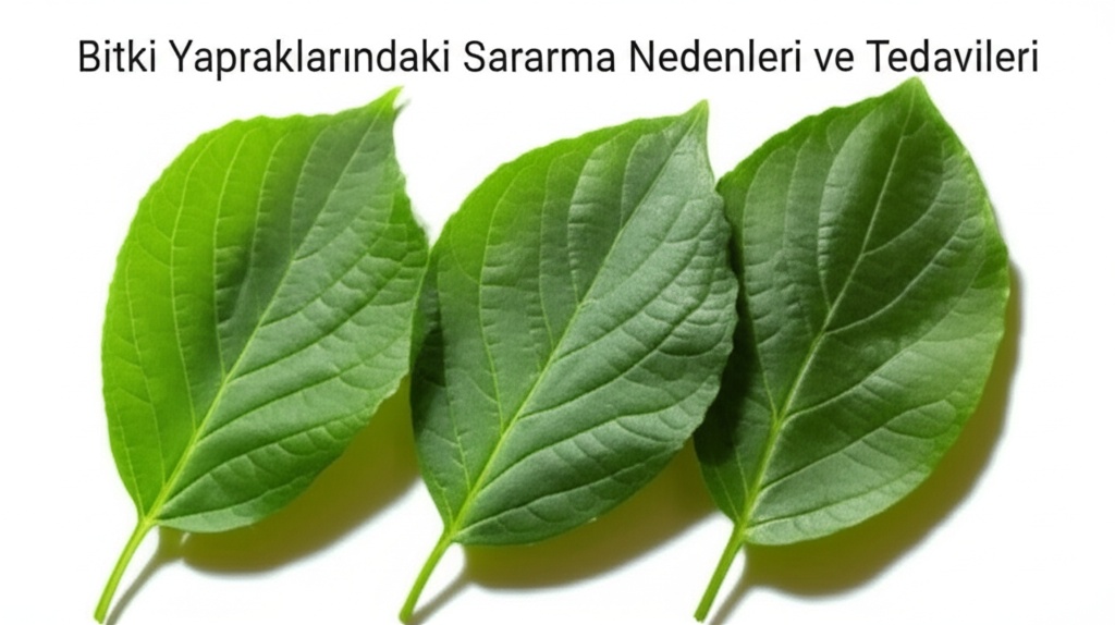 Bitki Yapraklarındaki Sararma Nedenleri ve Tedavileri
