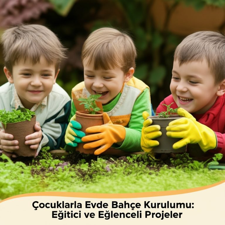 Çocuklarla Evde Bahçe Kurulumu: Eğitici ve Eğlenceli Projeler