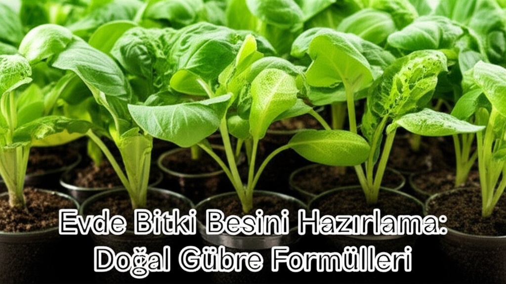 Evde Bitki Besini Hazırlama: Doğal Gübre Formülleri