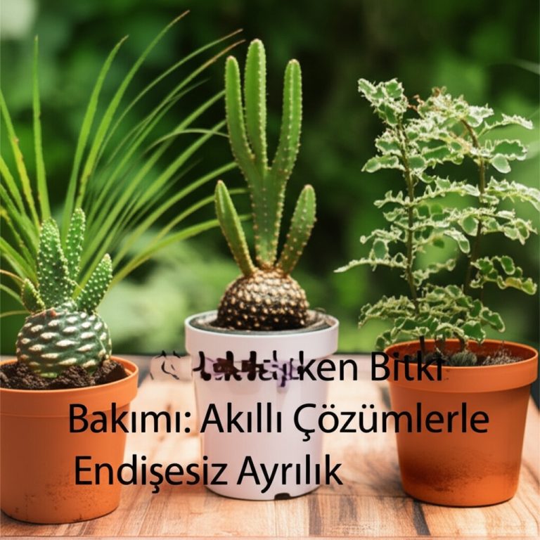 Tatildeyken Bitki Bakımı: Akıllı Çözümlerle Endişesiz Ayrılık