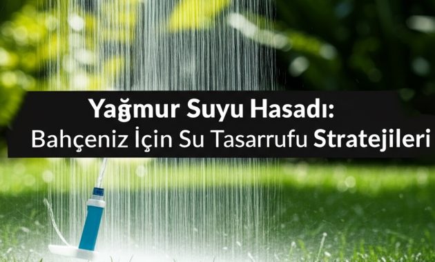 Yağmur Suyu Hasadı: Bahçeniz İçin Su Tasarrufu Stratejileri